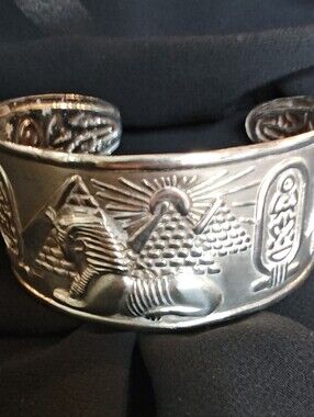 Silver Cuff Bracelet From Egypt